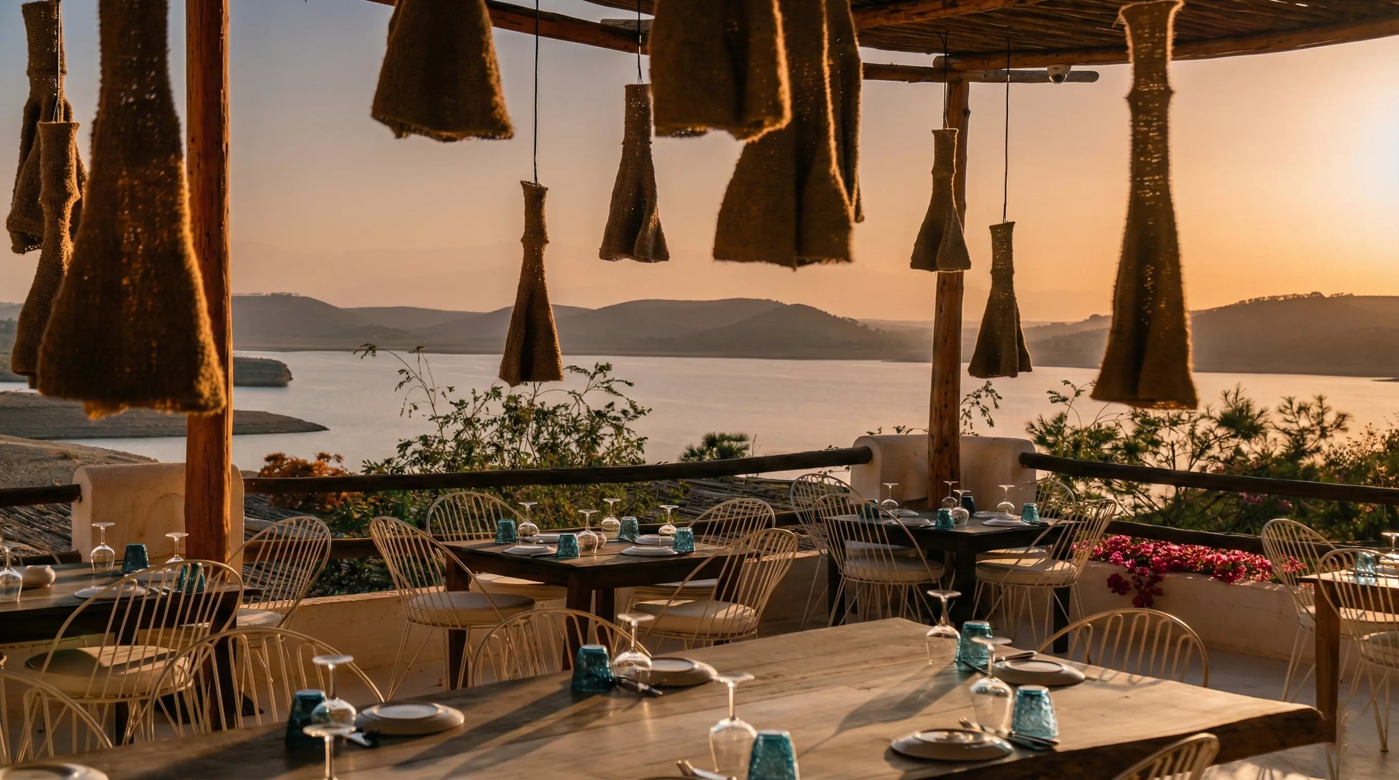 Premium Mediterranean Seafood Dining in Morocco Fresh Mediterranean seafood pasta served at our luxury dining restaurant in Morocco