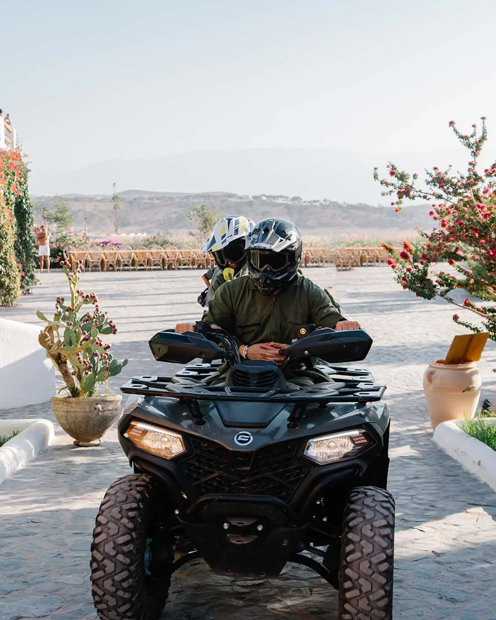 Beautiful natural surroundings and lush oasis landscapes bordering the Agafay Desert.