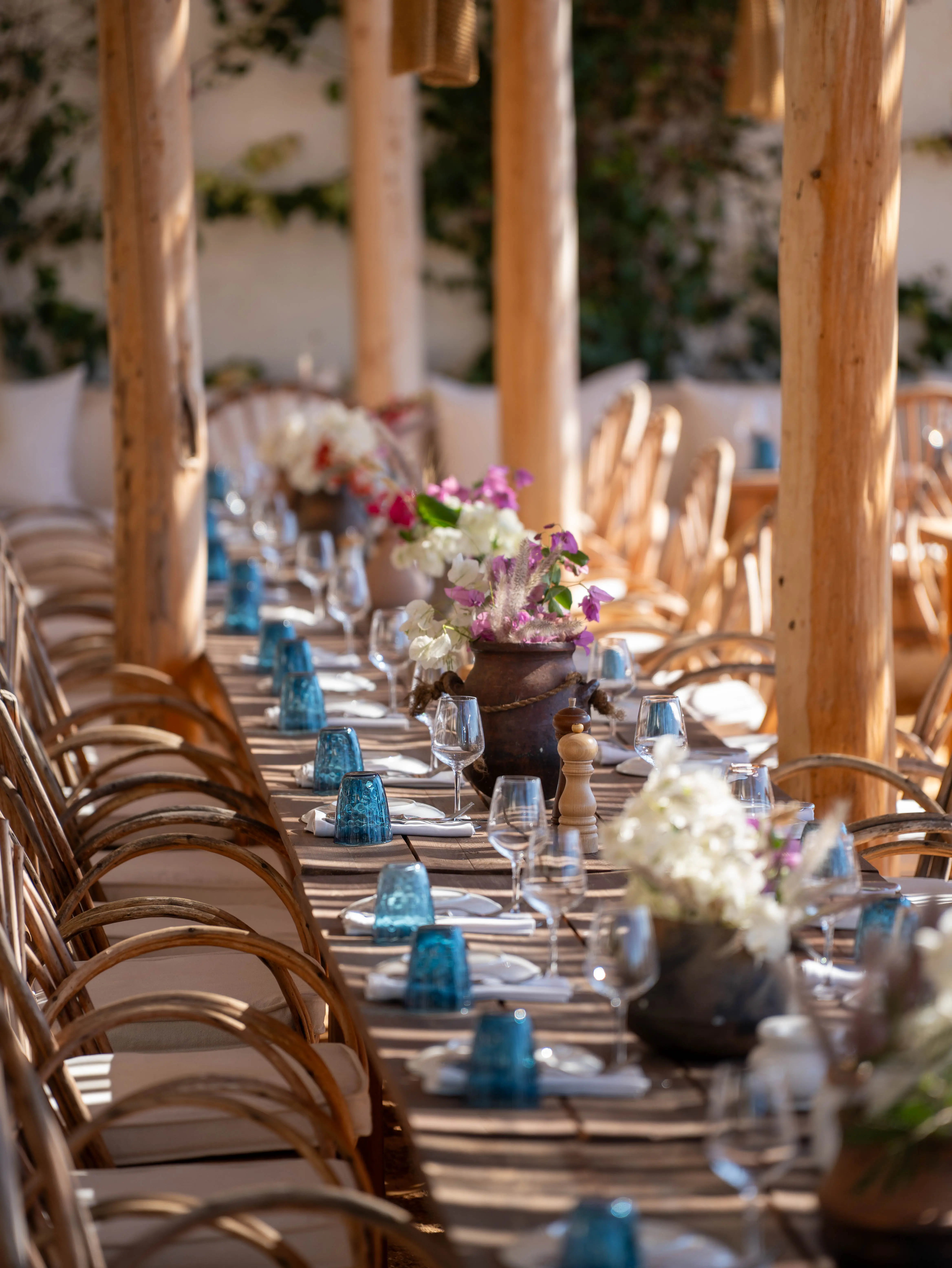 Elegant dining experience at Casa Lalla Takerkoust Gourmet culinary experience and elegant table setting at Casa Lalla Takerkoust.