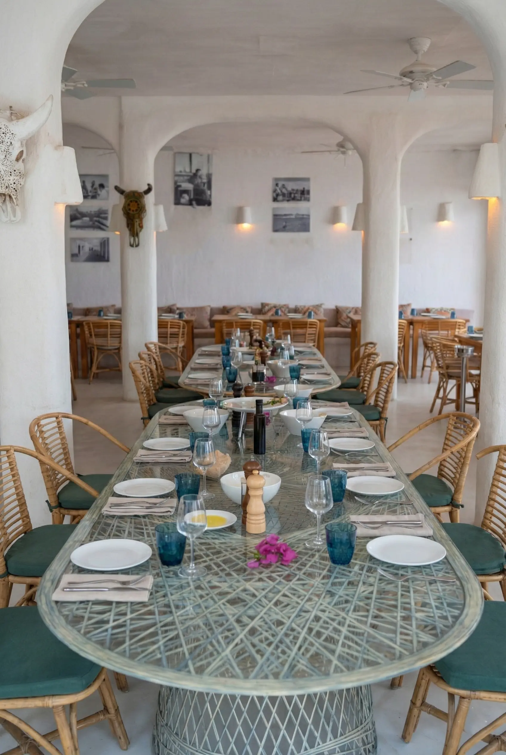 Intricate Moroccan boho-chic decor at Casa Lalla, perfect for private events near Marrakech